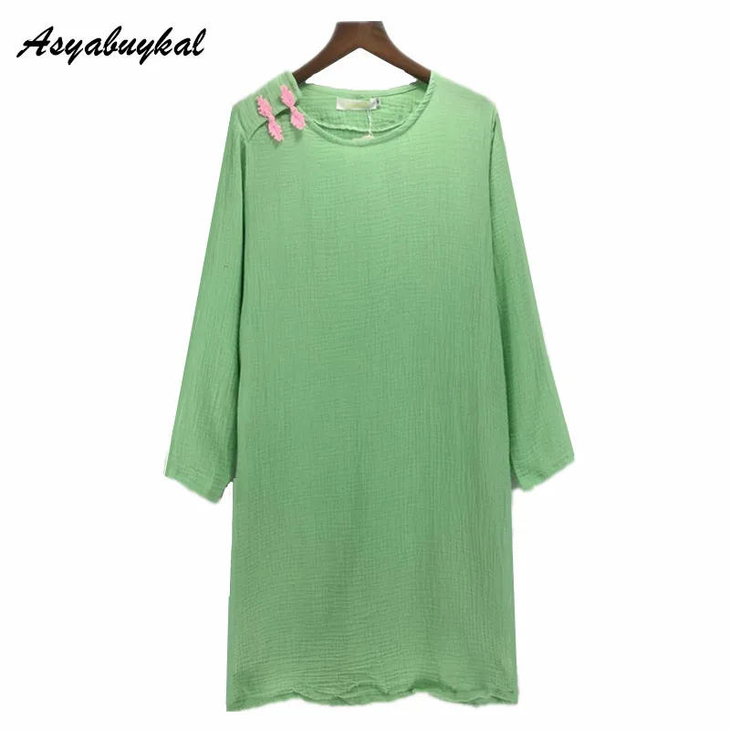 Women O-neck long sleeve cotton Linen Dress Solid Red White Casual brand Dress Original Vintage Dresses robe maxi elegante
Women O-neck long sleeve cotton Linen Dress Solid Red White Casual brand Dress Original Vintage Dresses robe maxi elegante