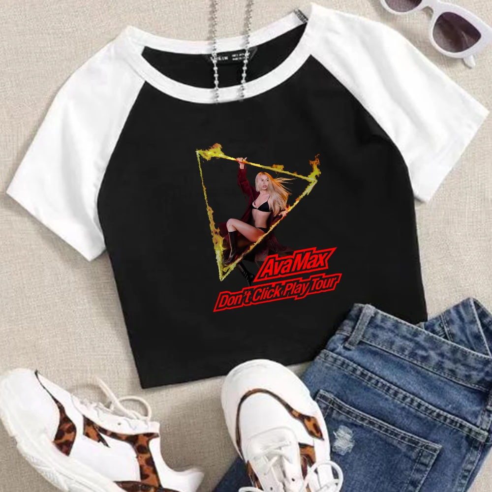 Укороченные топы Ava Max Tour 2025, футболка для девочек, модная женская футболка с круглым вырезом и короткими рукавами, подарочная футболка для фанатов
Укороченные топы Ava Max Tour 2025, футболка для девочек, модная женская футболка с круглым вырезом и короткими рукавами, подарочная футболка для фанатов