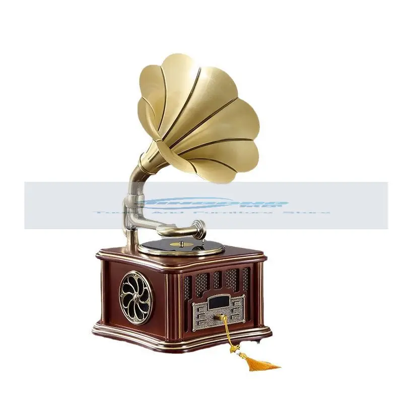 Solid wood ornament vinyl record player old-fashioned record player creative bluetooth small stereo
Solid wood ornament vinyl record player old-fashioned record player creative bluetooth small stereo
