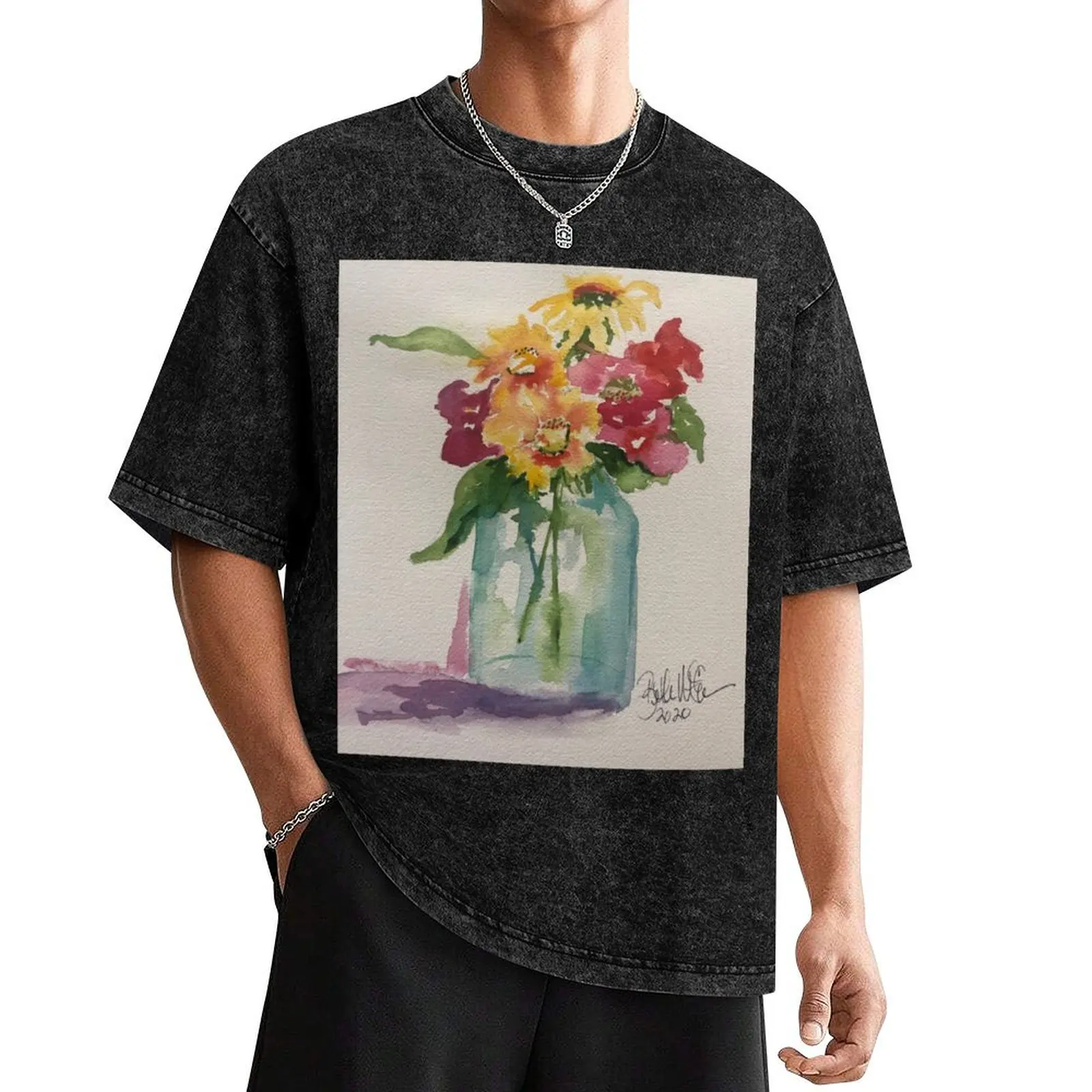 Flowers in a Jar T-Shirt luxury designer new edition clothes customizeds t shirt men 100℅ cotton
Flowers in a Jar T-Shirt luxury designer new edition clothes customizeds t shirt men 100℅ cotton