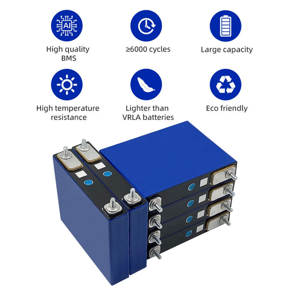 Factory 3.2v 50ah Lifepo4 Battery 50ah Rechargeable Battery Prismatic Li-ion Battery Cell 50ah 100ah 120ah 150ah 200ah
Factory 3.2v 50ah Lifepo4 Battery 50ah Rechargeable Battery Prismatic Li-ion Battery Cell 50ah 100ah 120ah 150ah 200ah