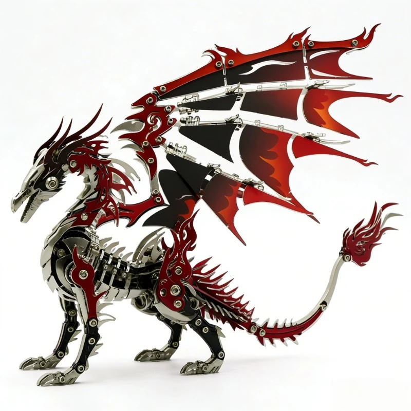 Fire breathing dragon stainless steel metal assembly model 3D puzzle mechanical 3D metal 3D puzzle toy
Fire breathing dragon stainless steel metal assembly model 3D puzzle mechanical 3D metal 3D puzzle toy