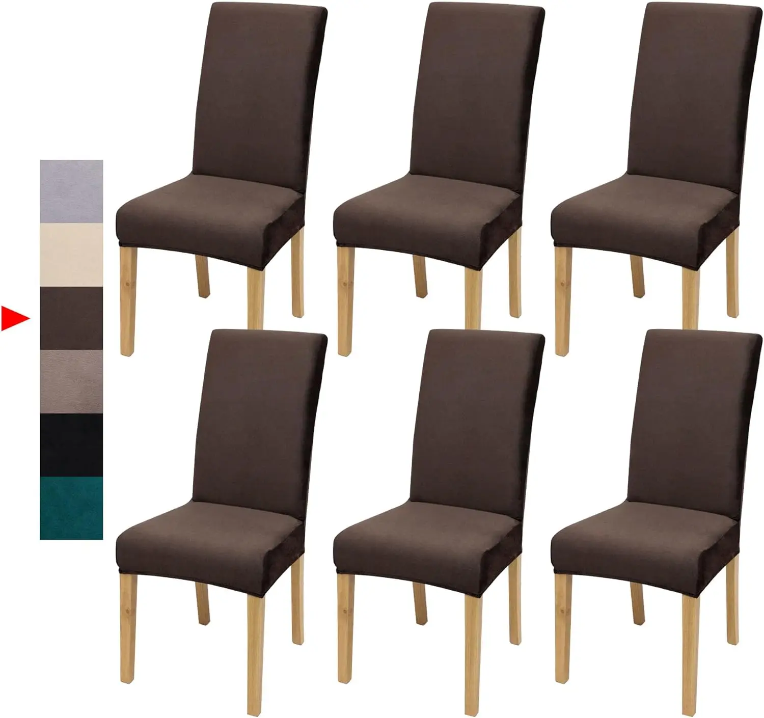 Velvet Dining Chair Covers,Dining Room Chair Covers Set Of 6,Stretch Kitchen Chair Cover,Soft Washable Dining Chair
Velvet Dining Chair Covers,Dining Room Chair Covers Set Of 6,Stretch Kitchen Chair Cover,Soft Washable Dining Chair