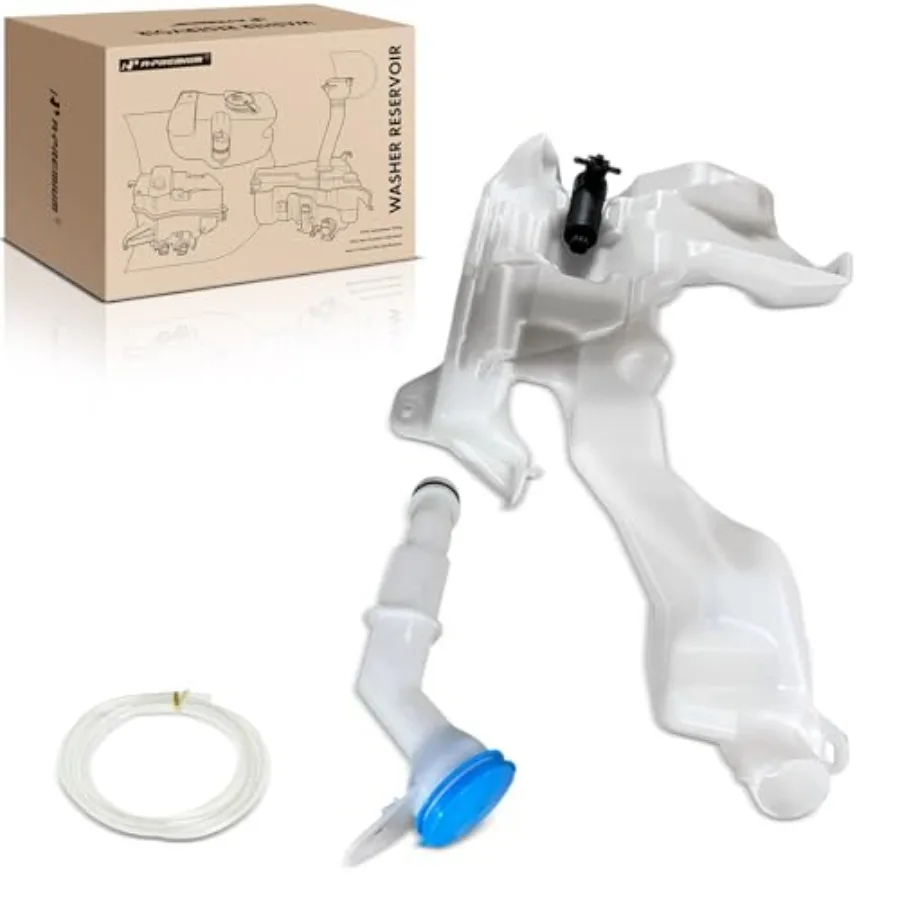 Windshield Washer Reservoir Tank Assembly Compatible with Honda CR-V CRV 2017-2022 - with Cap and Filler Neck and Washer Pump
Windshield Washer Reservoir Tank Assembly Compatible with Honda CR-V CRV 2017-2022 - with Cap and Filler Neck and Washer Pump