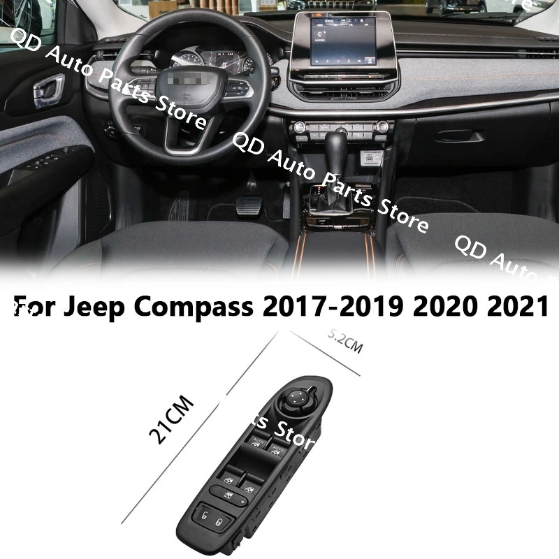 For Jeep Compass 2017 2018 2019 2020 2021 1PC Front Left Side Door Window Switch Control Button OEM:6BZ27LXHAA
For Jeep Compass 2017 2018 2019 2020 2021 1PC Front Left Side Door Window Switch Control Button OEM:6BZ27LXHAA