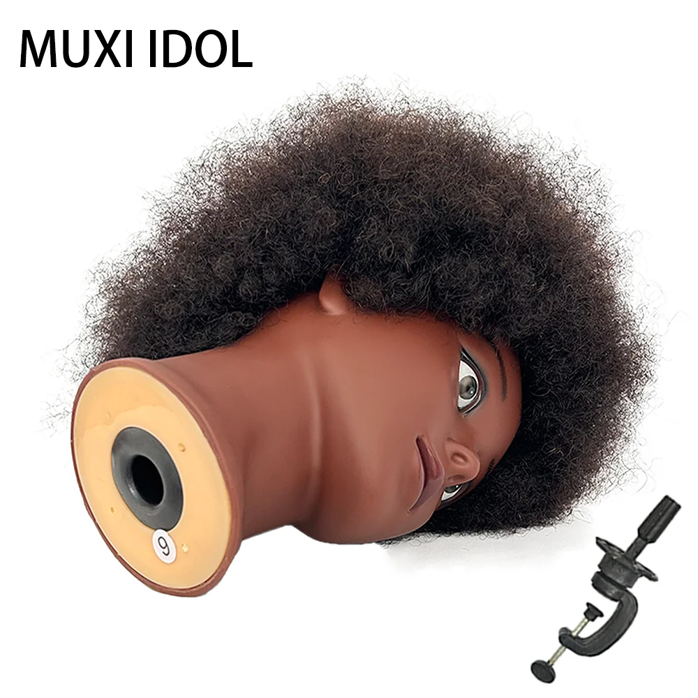 Afro Kinky Curly 100% Real Human Hair Mannequin Head Cosmetology Manikin Doll Head Styling Braiding Bleaching Dyeing MUXI IDOL
Afro Kinky Curly 100% Real Human Hair Mannequin Head Cosmetology Manikin Doll Head Styling Braiding Bleaching Dyeing MUXI IDOL