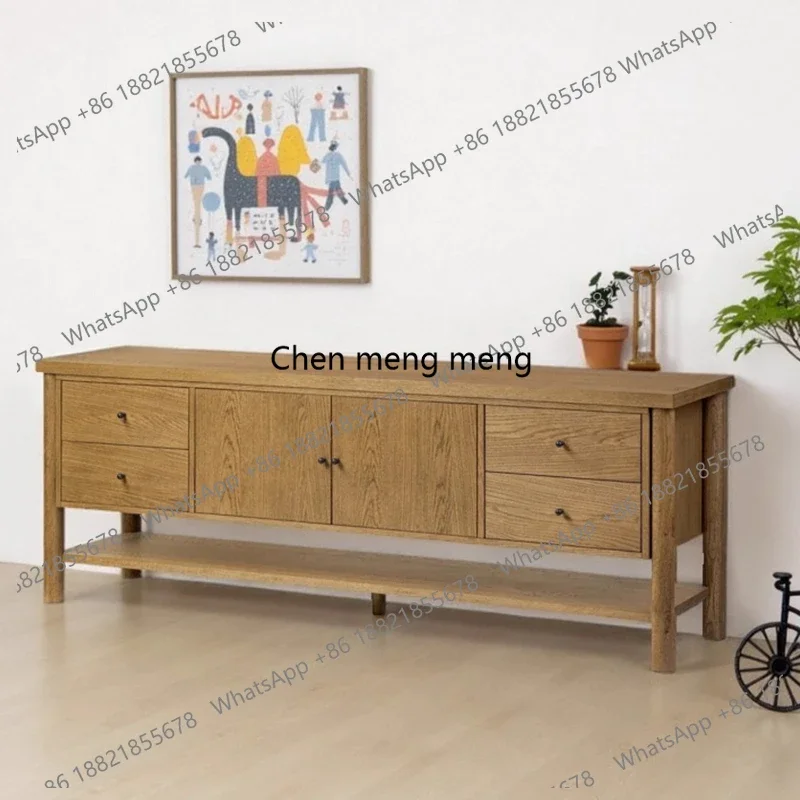 American Retro Solid Wood TV Cabinet Living Room Vintage Style Sideboard Storage Cabinet
American Retro Solid Wood TV Cabinet Living Room Vintage Style Sideboard Storage Cabinet