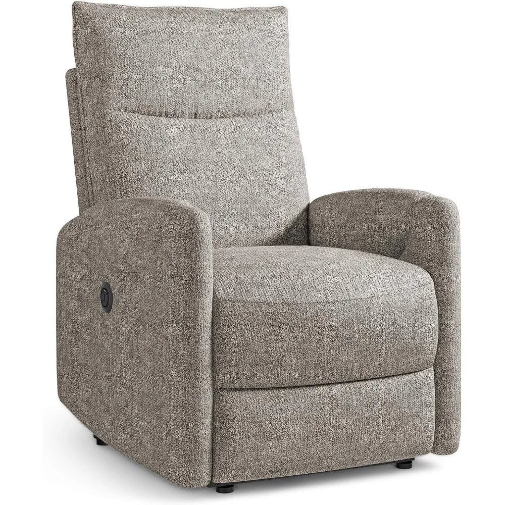 Recliner Chair, Power Recliner Chair for Adult, Electric Home Theater Seating with USB Port, Linen Fabric, Springs Seat Cushion
Recliner Chair, Power Recliner Chair for Adult, Electric Home Theater Seating with USB Port, Linen Fabric, Springs Seat Cushion