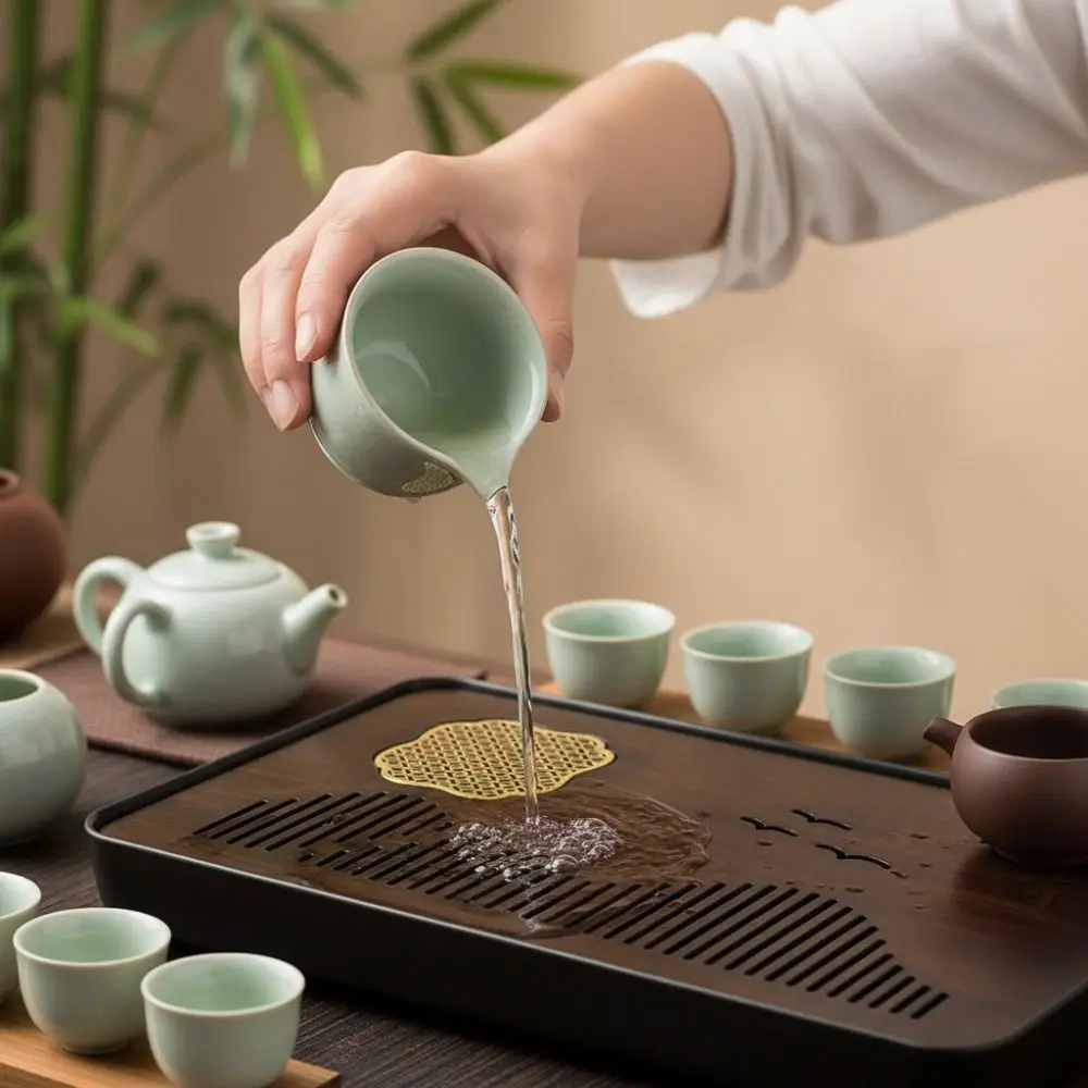 Japanese Style Bamboo Drain Tea Tray Rectangular Detachable Tea Serving Plate Vintage Mountain Bird Pattern Tea Platform
Japanese Style Bamboo Drain Tea Tray Rectangular Detachable Tea Serving Plate Vintage Mountain Bird Pattern Tea Platform