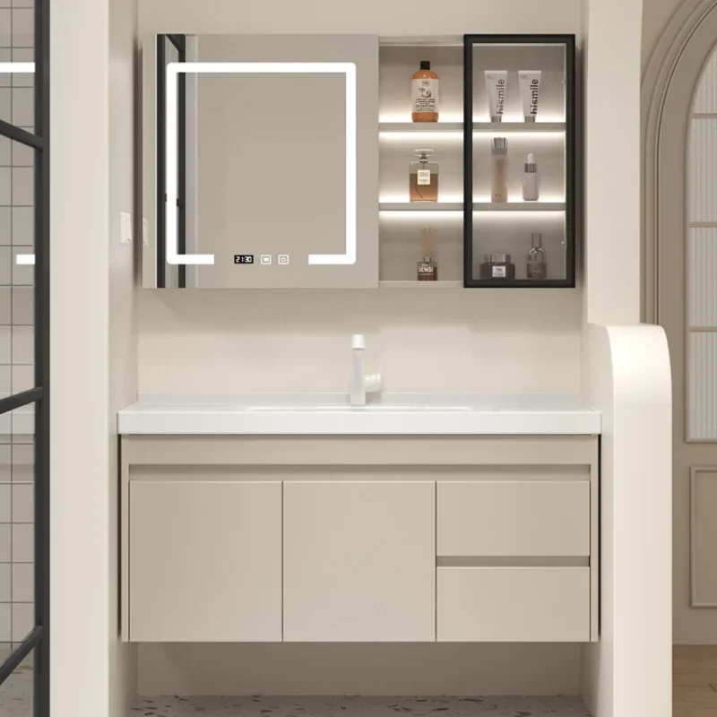 Mirrors Multipurpose Cabinet Bathroom Column Storage Salon Station Furniture Double Washbasin Drawer Towel Medicine Sink Base Wc
Mirrors Multipurpose Cabinet Bathroom Column Storage Salon Station Furniture Double Washbasin Drawer Towel Medicine Sink Base Wc