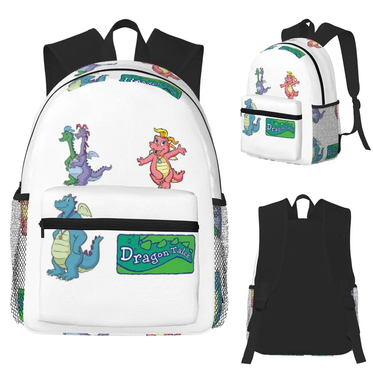Dragon Tales Logo, Zak, Wheezie, Ord, Cassie, Combo Pack Student Backpack School Bag Daypack Fashion Bookbag Shoulder Bags
Dragon Tales Logo, Zak, Wheezie, Ord, Cassie, Combo Pack Student Backpack School Bag Daypack Fashion Bookbag Shoulder Bags