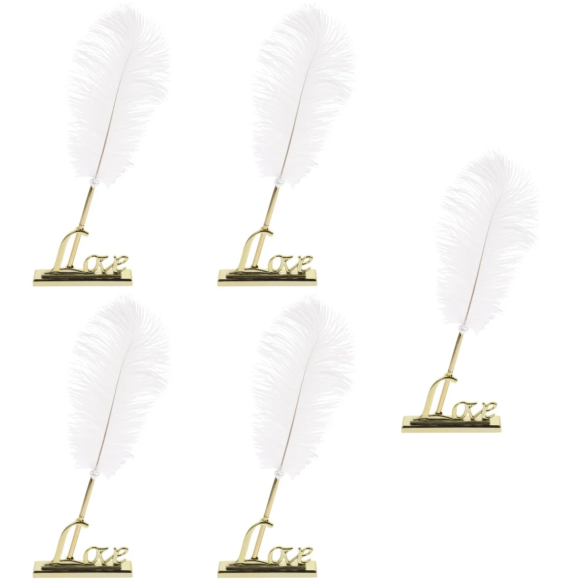 5pcs Set of 5 Pen Holders Heart Guest Sign In Ballpoint Quill Book Wedding Reception Love Signing
5pcs Set of 5 Pen Holders Heart Guest Sign In Ballpoint Quill Book Wedding Reception Love Signing