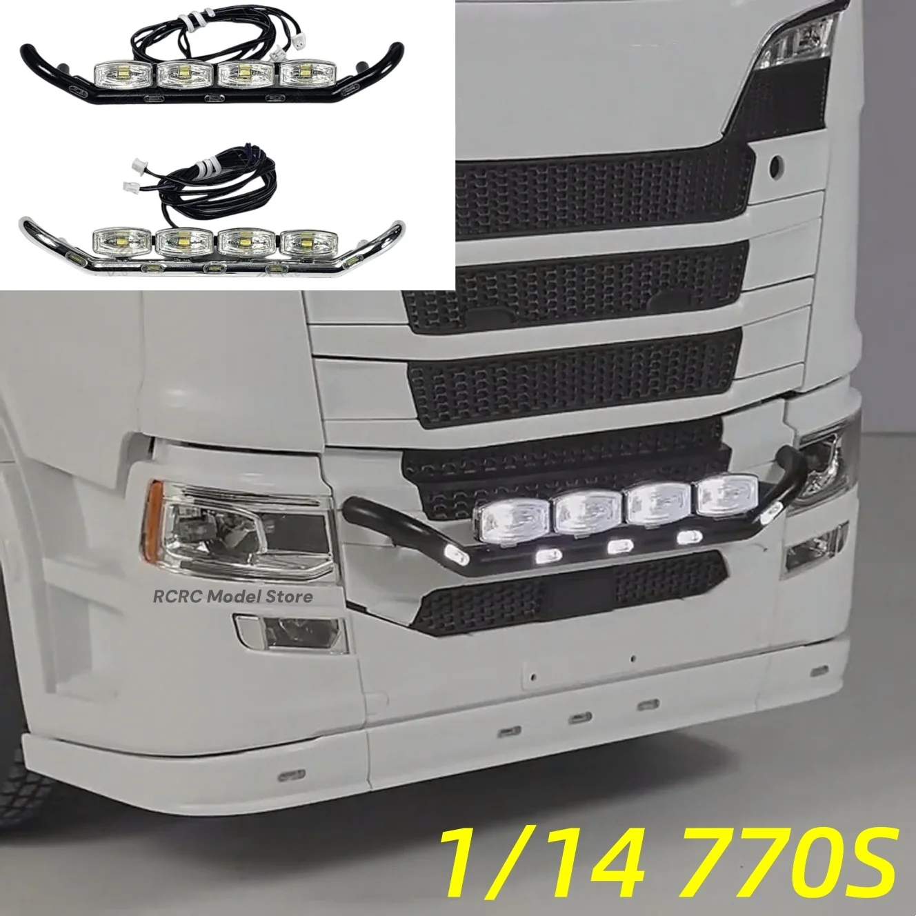 1/14 игрушечный грузовик 770S, бампер, прожекторы, решетка света для Tamiya 1/14, детали радиоуправляемого тягача SCANIA 770S серии, светодиодные аксессуары для самостоятельного изготовления
1/14 игрушечный грузовик 770S, бампер, прожекторы, решетка света для Tamiya 1/14, детали радиоуправляемого тягача SCANIA 770S серии, светодиодные аксессуары для самостоятельного изготовления