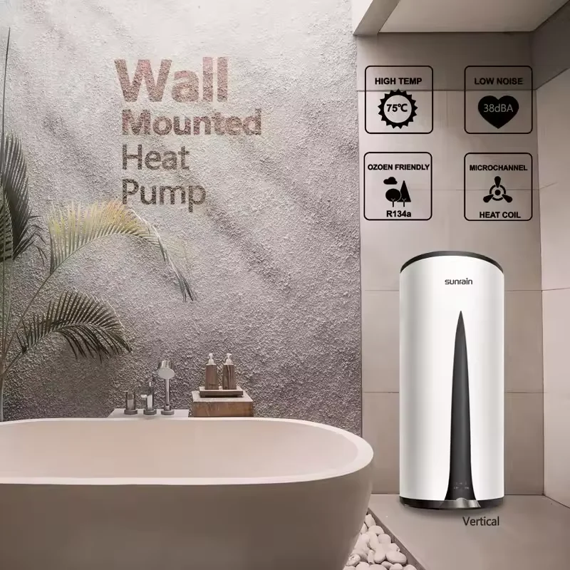 Equipment Smart Library Wall Mounted 60L/80L/100L Horizontal/Vertical Water Heater R134a Heat Pump with Electric Heater
Equipment Smart Library Wall Mounted 60L/80L/100L Horizontal/Vertical Water Heater R134a Heat Pump with Electric Heater