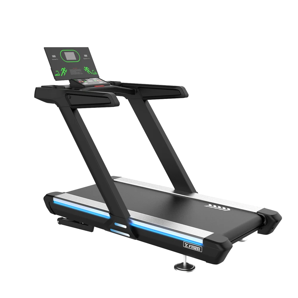 LED Screen Motorized Commercial Electric Treadmill 3.0-7.0HP Motor 0-20km/h Speed 0-15% Incline Handheld Heart Rate Monitoring
LED Screen Motorized Commercial Electric Treadmill 3.0-7.0HP Motor 0-20km/h Speed 0-15% Incline Handheld Heart Rate Monitoring