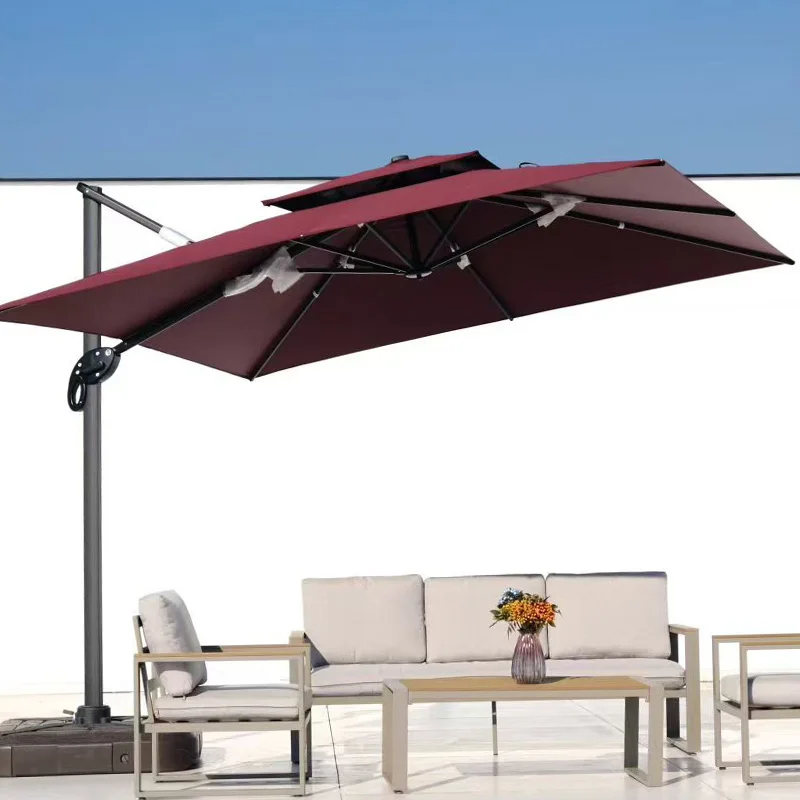 Factory Direct Sales Villa Hotel Restaurant Coffee Shop Garden Courtyard Set Outdoor Umbrella Outdoor Umbrella
Factory Direct Sales Villa Hotel Restaurant Coffee Shop Garden Courtyard Set Outdoor Umbrella Outdoor Umbrella