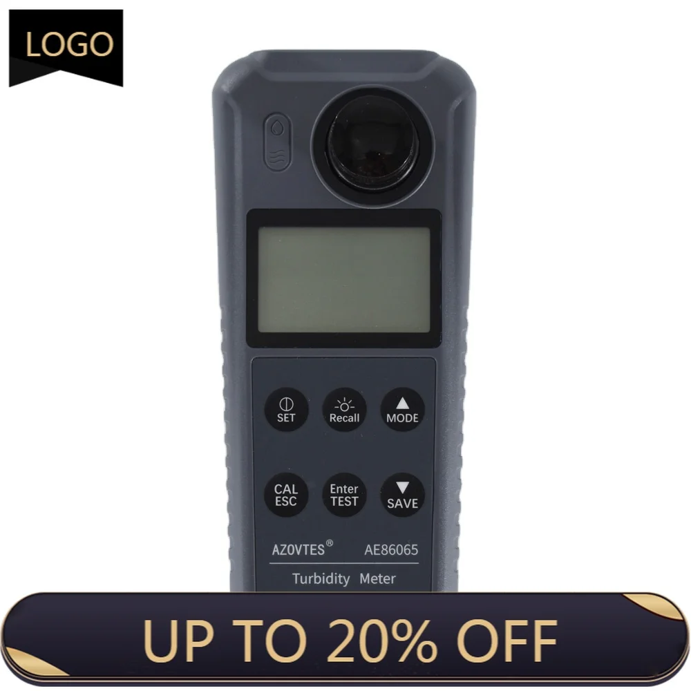 Портативный муддиметр AE86065, цифровой измеритель мутности, тестер диапазона 0,00 ~ 1000NTU
Портативный муддиметр AE86065, цифровой измеритель мутности, тестер диапазона 0,00 ~ 1000NTU