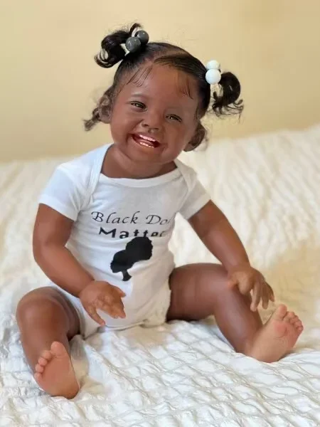 Customized Limited Supply 28inch Reborn Baby Mila Dark Skin African Girl With Hand-Rooted Hair Different Dress
Customized Limited Supply 28inch Reborn Baby Mila Dark Skin African Girl With Hand-Rooted Hair Different Dress