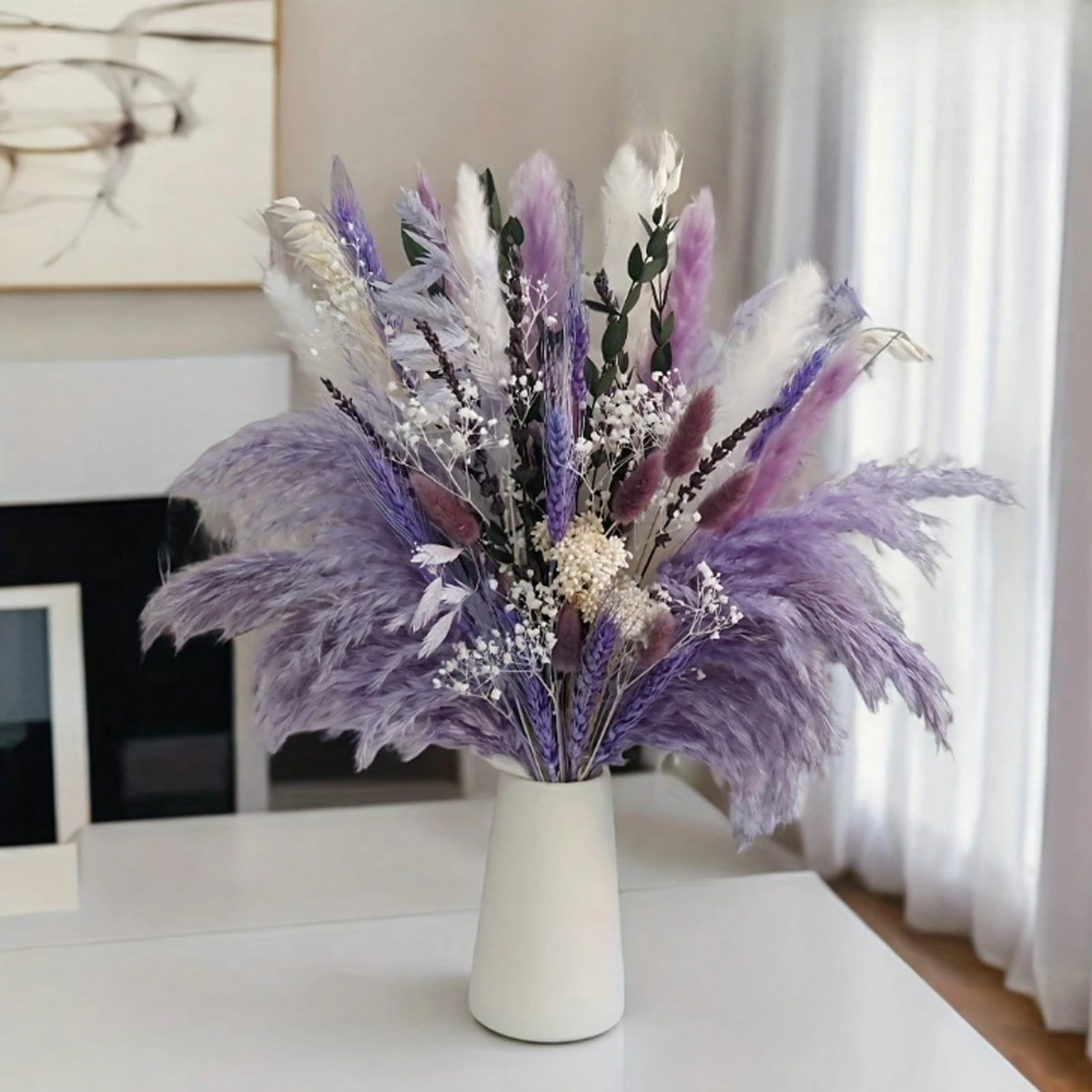 50PCS Multi-Color Mixed Pampas Grass -Small Reed & Bunny Tail Dried Flower for Boho Home Wedding Party Decor, Floral Arrangement
50PCS Multi-Color Mixed Pampas Grass -Small Reed & Bunny Tail Dried Flower for Boho Home Wedding Party Decor, Floral Arrangement
