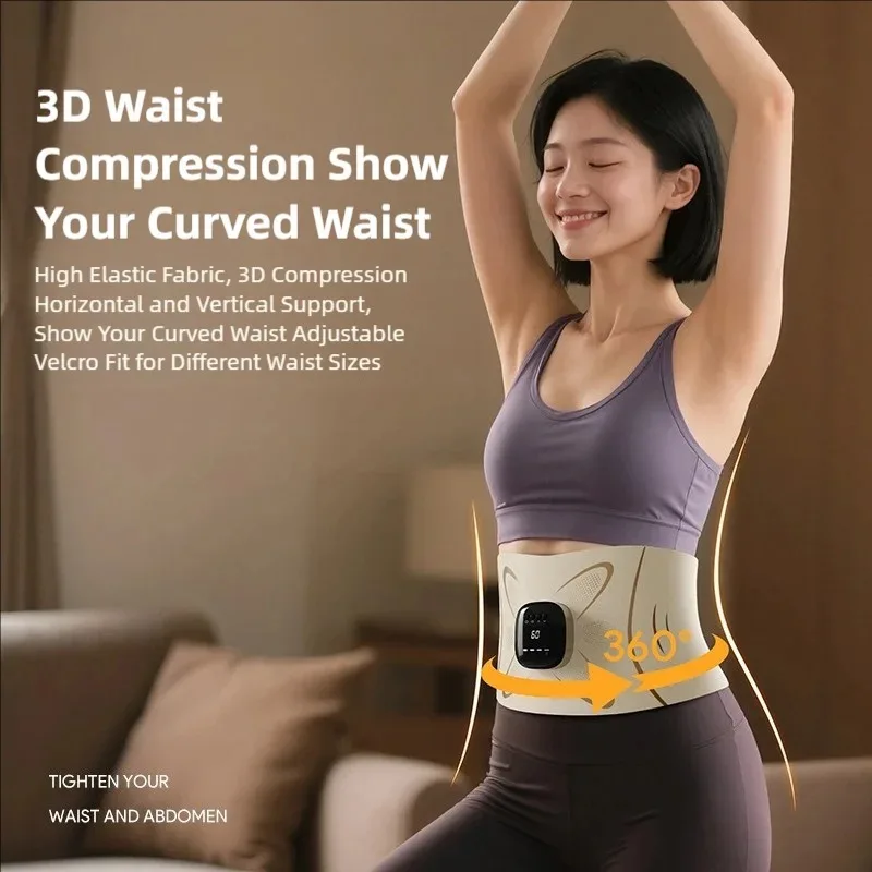 Electric Massage Waist Belt Abdominal Massager Device EMS Pulse Vibration Massage Belt Body Sculptor Fat Burning Exercise Care
Electric Massage Waist Belt Abdominal Massager Device EMS Pulse Vibration Massage Belt Body Sculptor Fat Burning Exercise Care