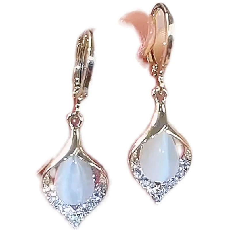 *Diamond cat's eye stone earrings with unique niche design, high-end earrings, trendy pure silver earrings
*Diamond cat's eye stone earrings with unique niche design, high-end earrings, trendy pure silver earrings