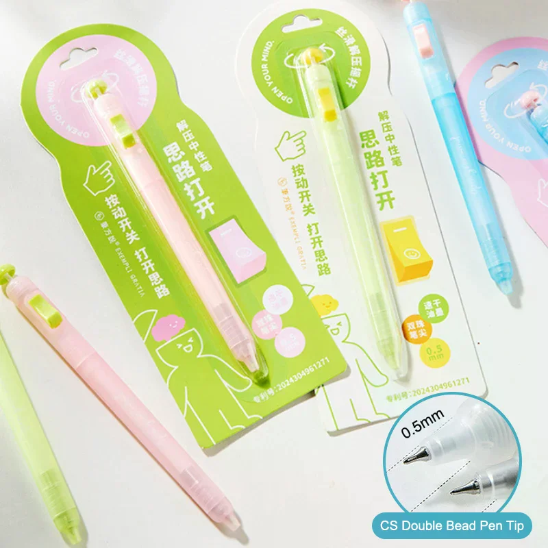 Ручка-антистресс Relax Fidget Clicker Gel Pen 0.5 мм для плавного письма, снятия тревоги и стресса, для студентов, офиса, школы, учебы
Ручка-антистресс Relax Fidget Clicker Gel Pen 0.5 мм для плавного письма, снятия тревоги и стресса, для студентов, офиса, школы, учебы