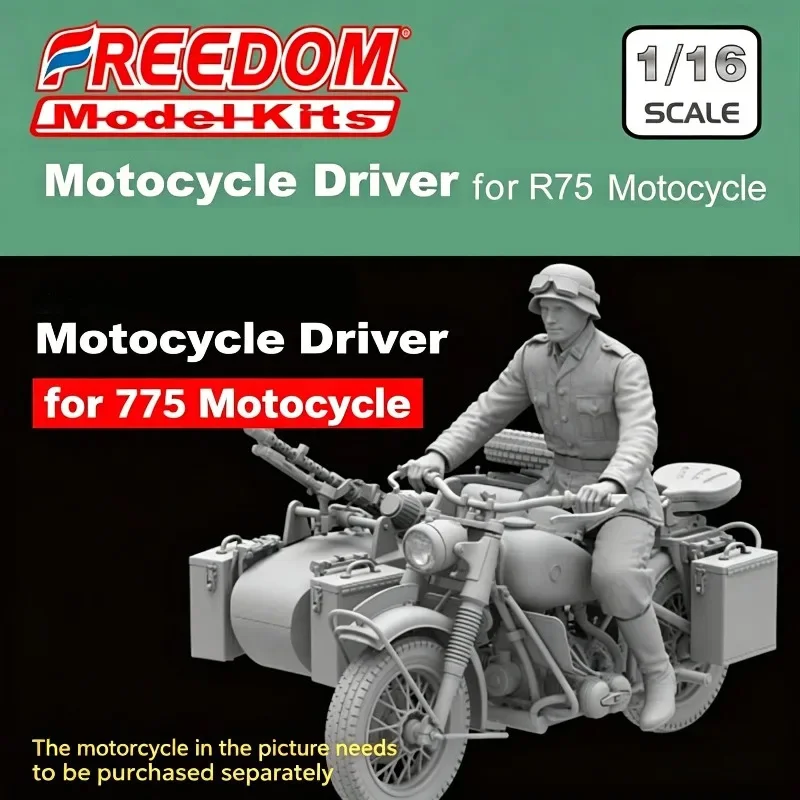 Freedom Model Kit F616005 1/16 Motorcycle Rider ,for F16005 kit
Freedom Model Kit F616005 1/16 Motorcycle Rider ,for F16005 kit