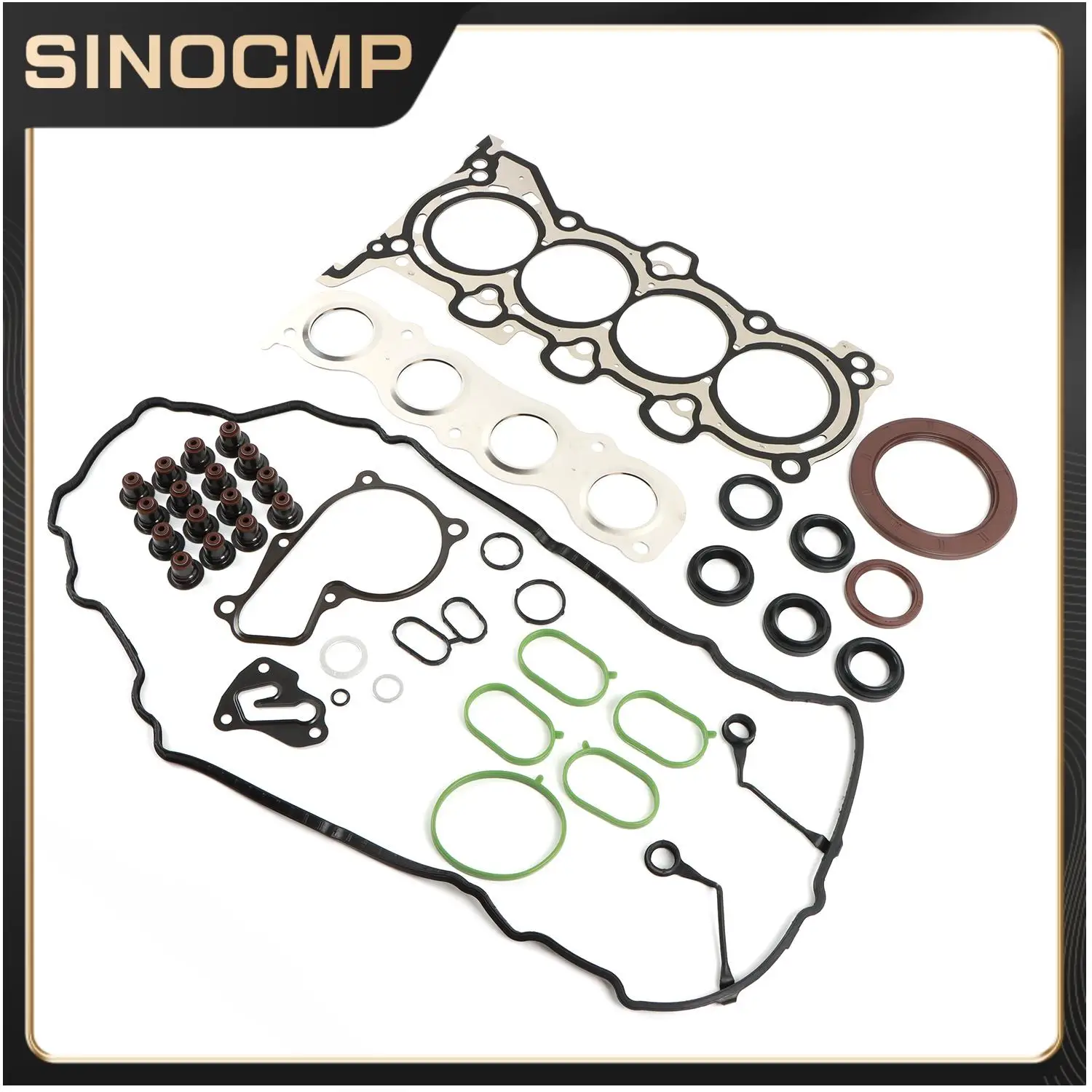 Engine Overhaul Gasket Set 20910-2EA00 For Hyundai Kia 2012-2017 G4NB 1.8L Engines & Components Engine Rebuilding Kits Brand New
Engine Overhaul Gasket Set 20910-2EA00 For Hyundai Kia 2012-2017 G4NB 1.8L Engines & Components Engine Rebuilding Kits Brand New