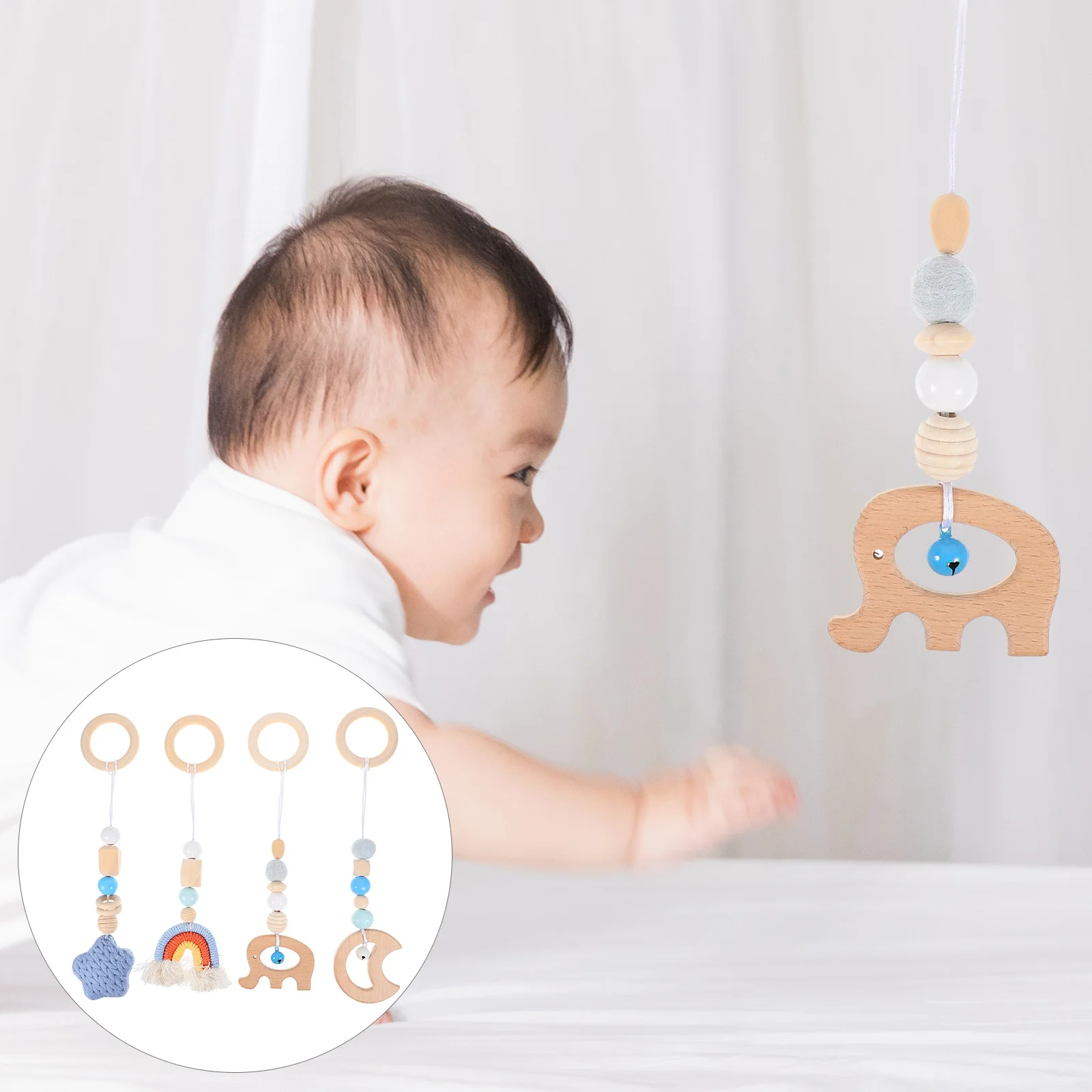 4 pcs Workout Toys Wooden Rack Newborn Fitness Activity Activity For Play Cotton Infant Wood Decor
4 pcs Workout Toys Wooden Rack Newborn Fitness Activity Activity For Play Cotton Infant Wood Decor