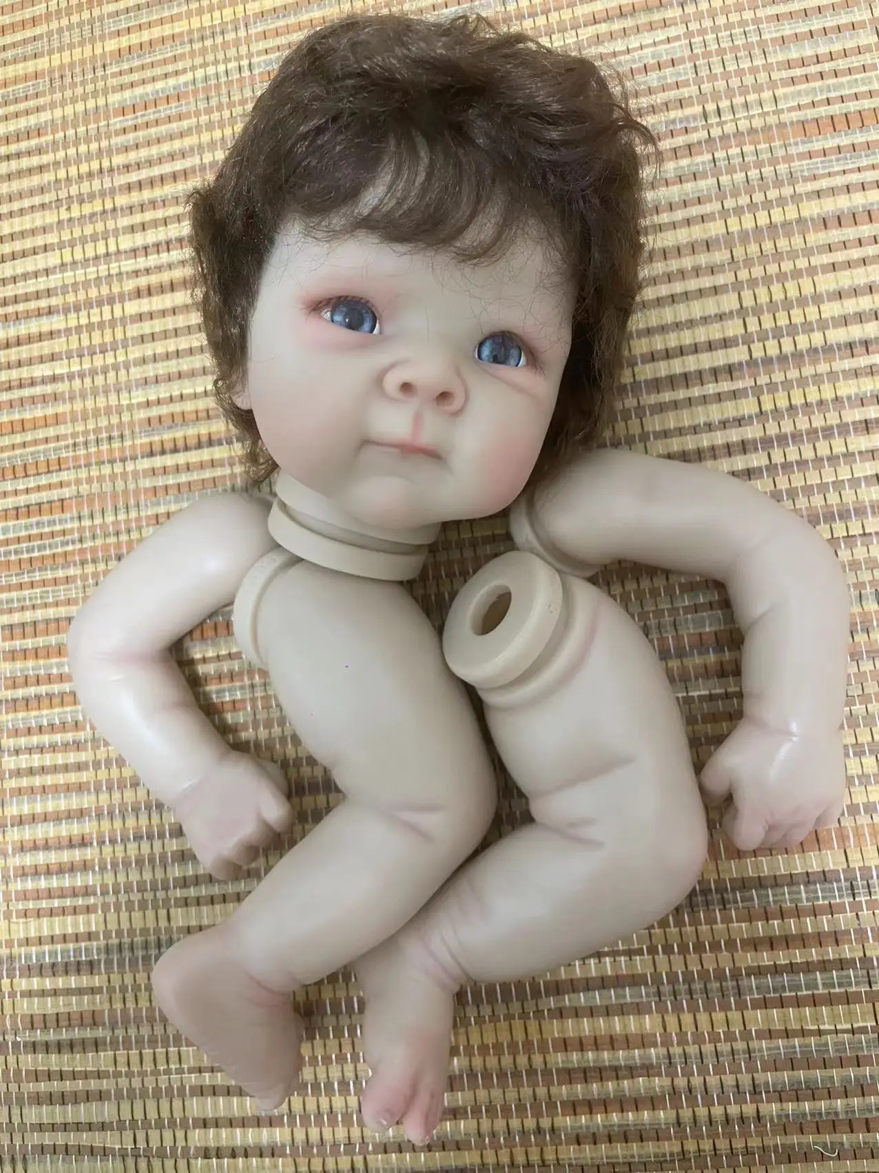 FBBD специализированная ограниченная поставка 19-дюймовая Кукла Новорожденный ребенок Бетти реальные фотографии с ручными волосами DIY часть Рождественский подарок 
FBBD специализированная ограниченная поставка 19-дюймовая Кукла Новорожденный ребенок Бетти реальные фотографии с ручными волосами DIY часть Рождественский подарок