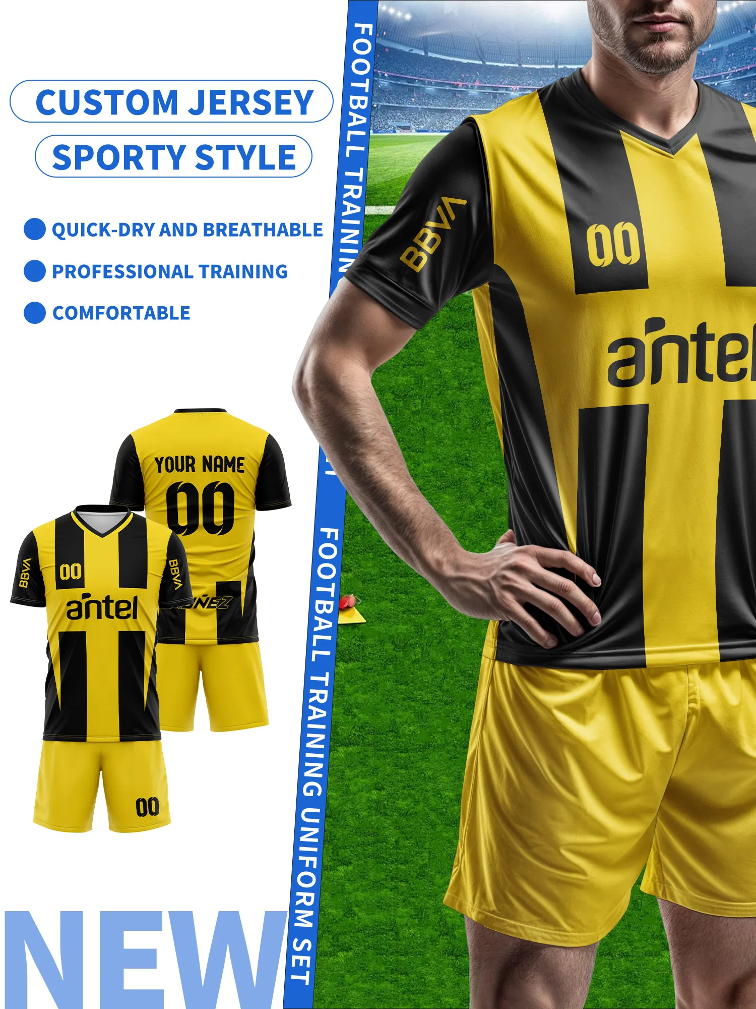 Персонализированная футбольная форма, индивидуальная футбольная футболка с именем и номером, подарок для команды, спортивная футбольная форма на заказ.
Персонализированная футбольная форма, индивидуальная футбольная футболка с именем и номером, подарок для команды, спортивная футбольная форма на заказ.