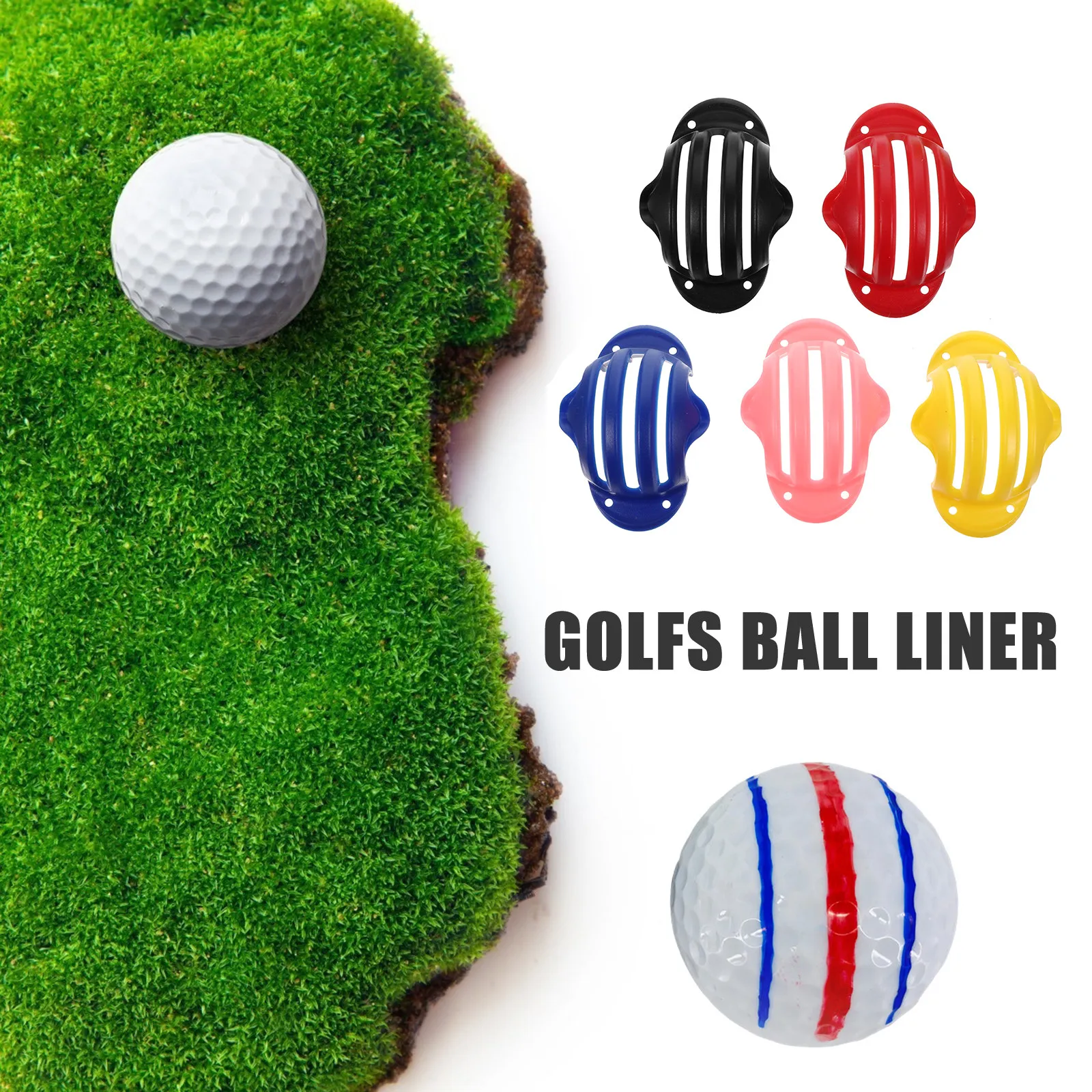 5Pcs Golf Ball Marker Line Liner Clip Tool Durable Lightweight Double Sided Marking for Golf Swing Putting Aid
5Pcs Golf Ball Marker Line Liner Clip Tool Durable Lightweight Double Sided Marking for Golf Swing Putting Aid