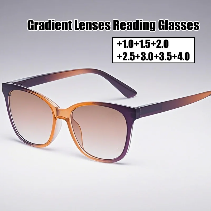 Trendy High Definition Reading Glasses Men Women Fashion Gradient Color Eyeglasses Unisex Casual Large Frame Far Sight Eyewear
Trendy High Definition Reading Glasses Men Women Fashion Gradient Color Eyeglasses Unisex Casual Large Frame Far Sight Eyewear