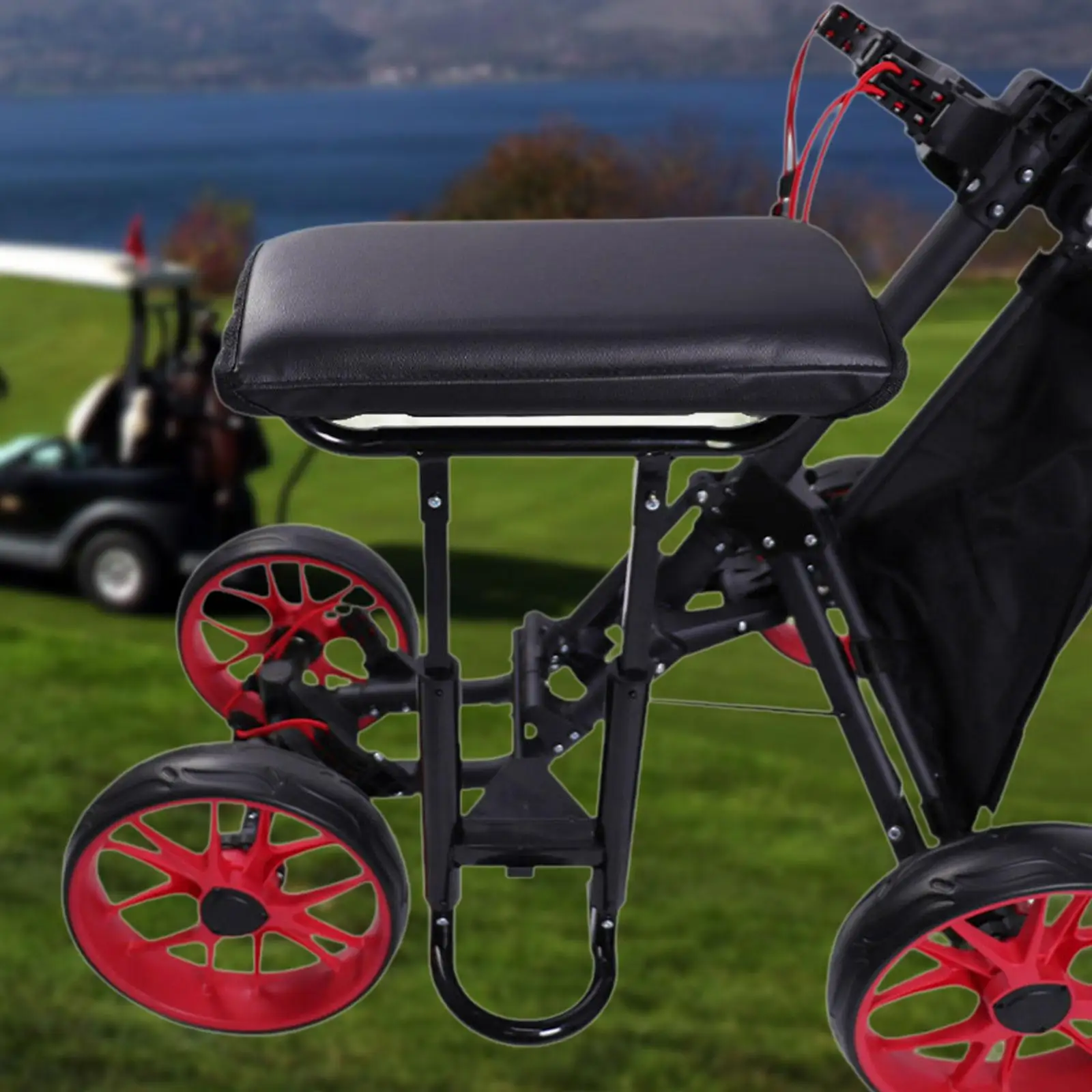 Removable Seat Sturdy Golfing Cart Cushioned Lightweight Golf Push Pull Cart
Removable Seat Sturdy Golfing Cart Cushioned Lightweight Golf Push Pull Cart