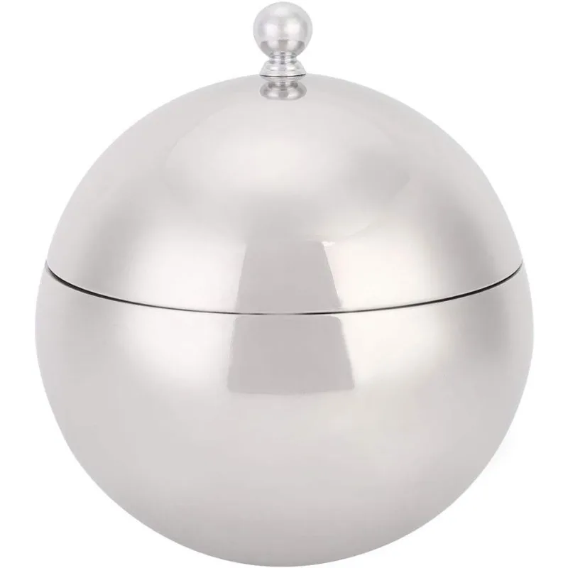 Ice Bucket Stainless Steel Spherical Double-layer Ice Bucket with Cover for Wedding Parties
Ice Bucket Stainless Steel Spherical Double-layer Ice Bucket with Cover for Wedding Parties