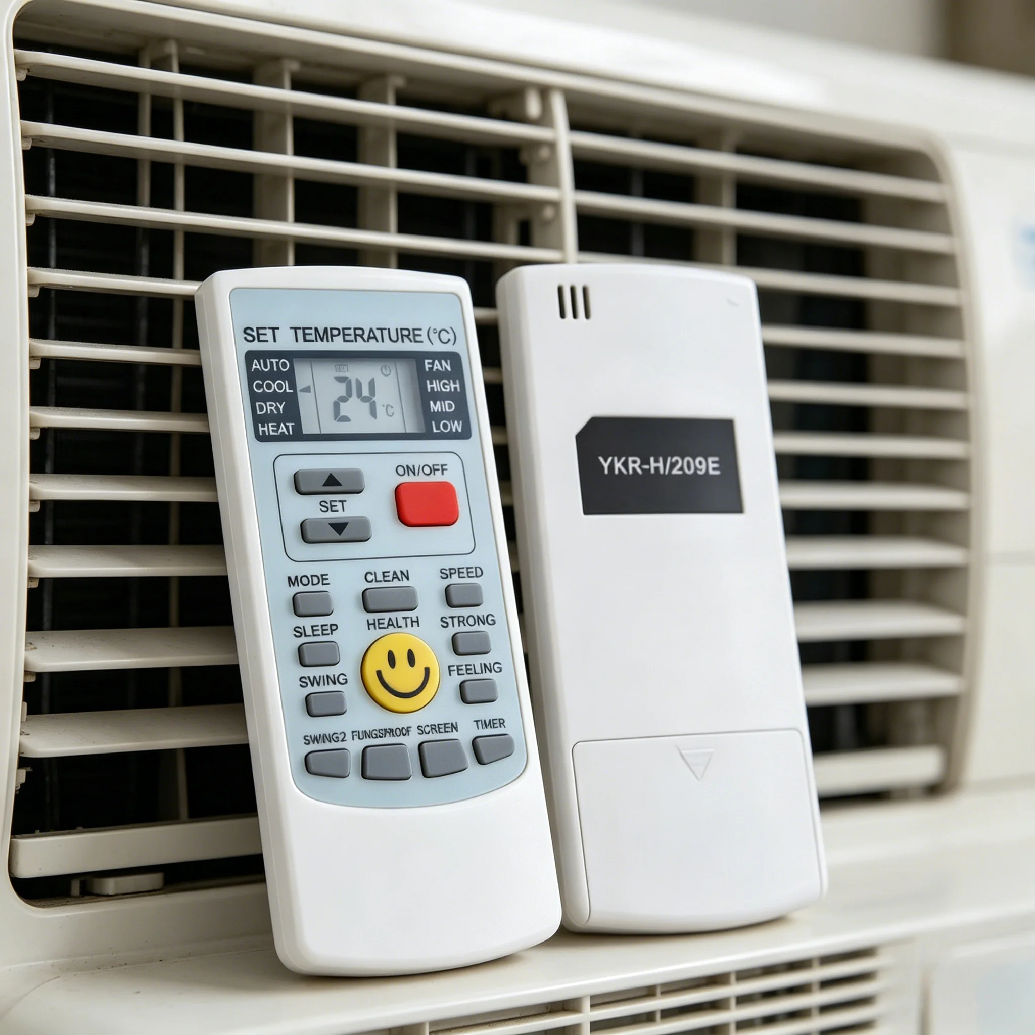 YKR-H/209E Replacement AC Remote Control, Universal Infrared A/C Controller Compatible with AUX Air Conditioner
YKR-H/209E Replacement AC Remote Control, Universal Infrared A/C Controller Compatible with AUX Air Conditioner