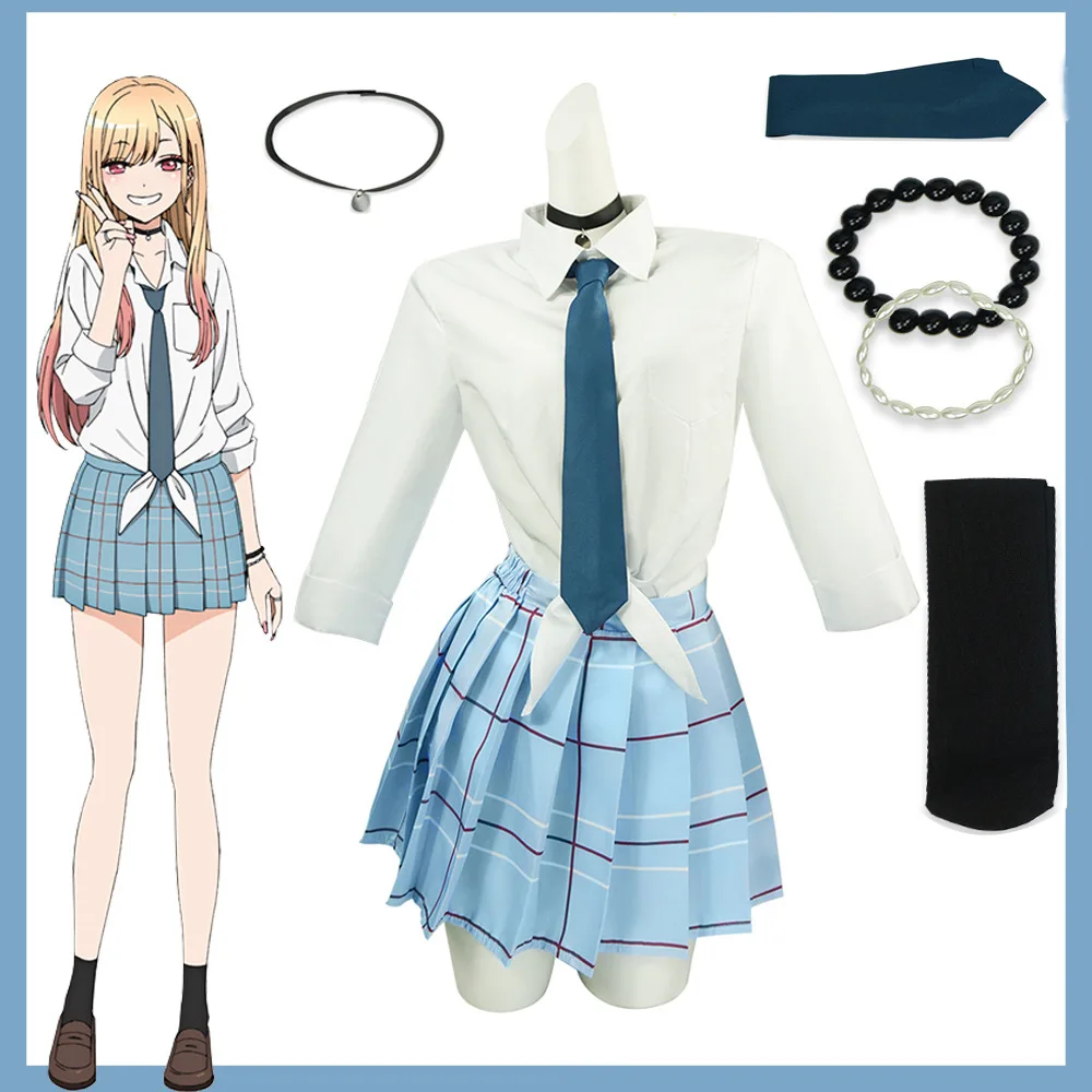 Anime My Dress Up Darling Kitagawa Marin Cosplay Costume JK School Uniform Skirt Outfits Halloween Role Play Wig Carnival Suit
Anime My Dress Up Darling Kitagawa Marin Cosplay Costume JK School Uniform Skirt Outfits Halloween Role Play Wig Carnival Suit