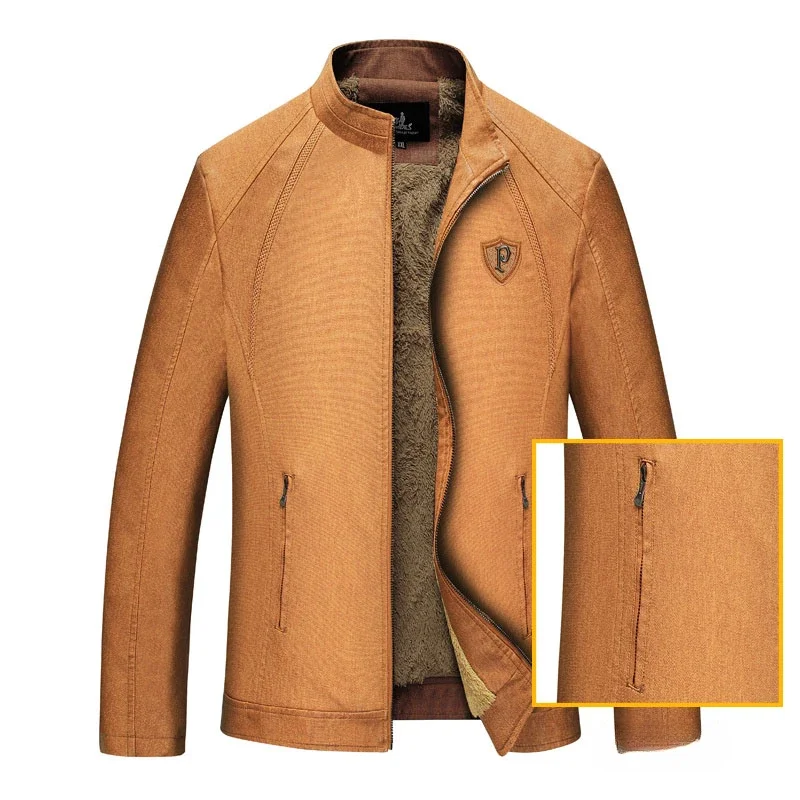 Men's Warm Jacket Winter New Solid Color Simple Thickened Outdoor Riding Motorcycle Clothes Men's Stand Collar Leather Clothing
Men's Warm Jacket Winter New Solid Color Simple Thickened Outdoor Riding Motorcycle Clothes Men's Stand Collar Leather Clothing