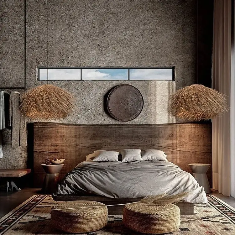 Japanese retro rattan straw hat LED pendant light used for ceiling shop bar living room attic room decoration glossy finish
Japanese retro rattan straw hat LED pendant light used for ceiling shop bar living room attic room decoration glossy finish