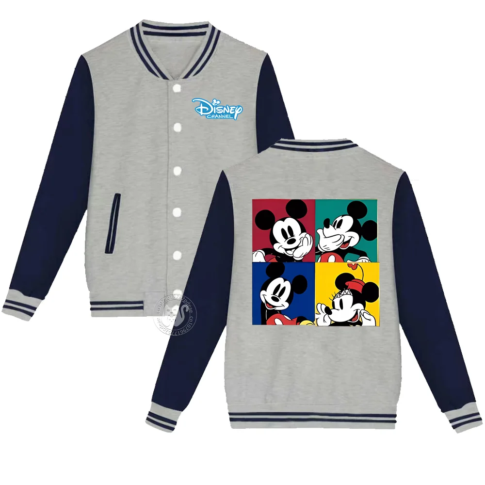 Children's Disney Mickey Minnie Print Autumn/Winter thickened Warm baseball uniform for boys and girls cardigan coats
Children's Disney Mickey Minnie Print Autumn/Winter thickened Warm baseball uniform for boys and girls cardigan coats
