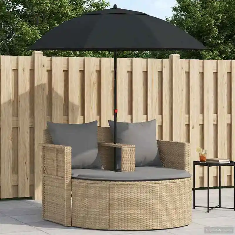 Garden Sofa with Cushion 8 pcs Beige and Light Grey Poly Rattan
Garden Sofa with Cushion 8 pcs Beige and Light Grey Poly Rattan