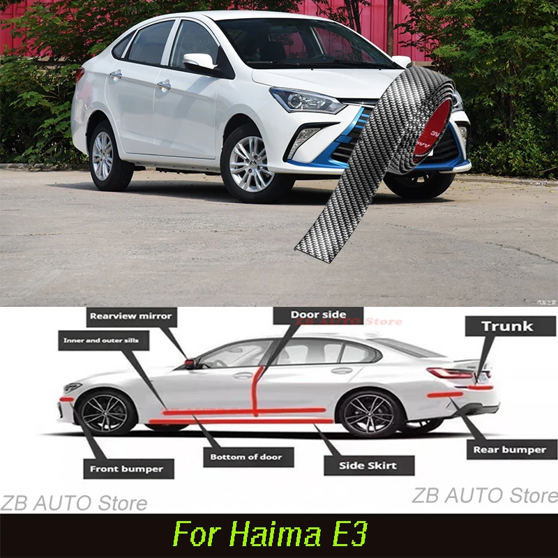For Haima E3 Strong adhesive bumper strip, front and rear lip side skirts, collision and scratch resistant, suitable
For Haima E3 Strong adhesive bumper strip, front and rear lip side skirts, collision and scratch resistant, suitable
