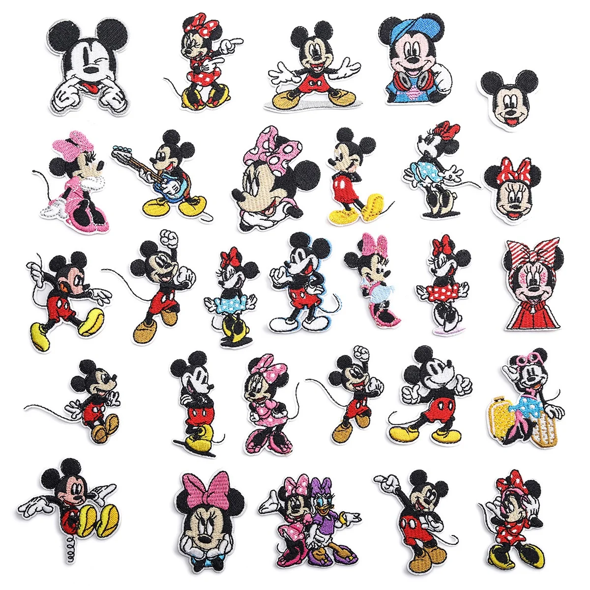 29 Pcs Disney Anime Mickey Mouse Minnie Iron on Patches Embroidered Applique Fabric Accessory for DIY T-Shirt Clothes Decoration
29 Pcs Disney Anime Mickey Mouse Minnie Iron on Patches Embroidered Applique Fabric Accessory for DIY T-Shirt Clothes Decoration