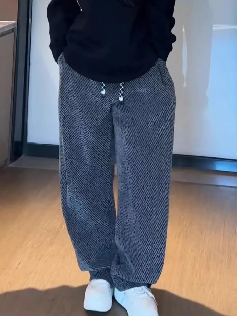 Men's Winter Faion Thiened Fce Waist Casual Pants Elastic Waist Couple Sle Sweatpants Straight Leg Anti-Wrinkle
Men's Winter Faion Thiened Fce Waist Casual Pants Elastic Waist Couple Sle Sweatpants Straight Leg Anti-Wrinkle