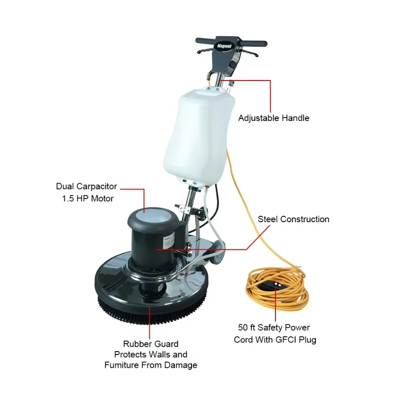 Hot FM17 Multifunction 17inch Brush Floor Polishers Tile Polishing Buffer Burnishing Marble Scrubbing Floor Cleaning Machine
Hot FM17 Multifunction 17inch Brush Floor Polishers Tile Polishing Buffer Burnishing Marble Scrubbing Floor Cleaning Machine