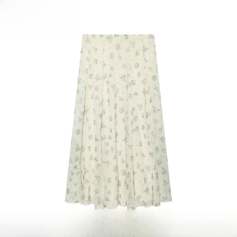 Fashionable Floral A-Line Midi Skirt Spring Summer New Arrival Women's Clothing ZR Style Full Swing Half-length Skirt
Fashionable Floral A-Line Midi Skirt Spring Summer New Arrival Women's Clothing ZR Style Full Swing Half-length Skirt