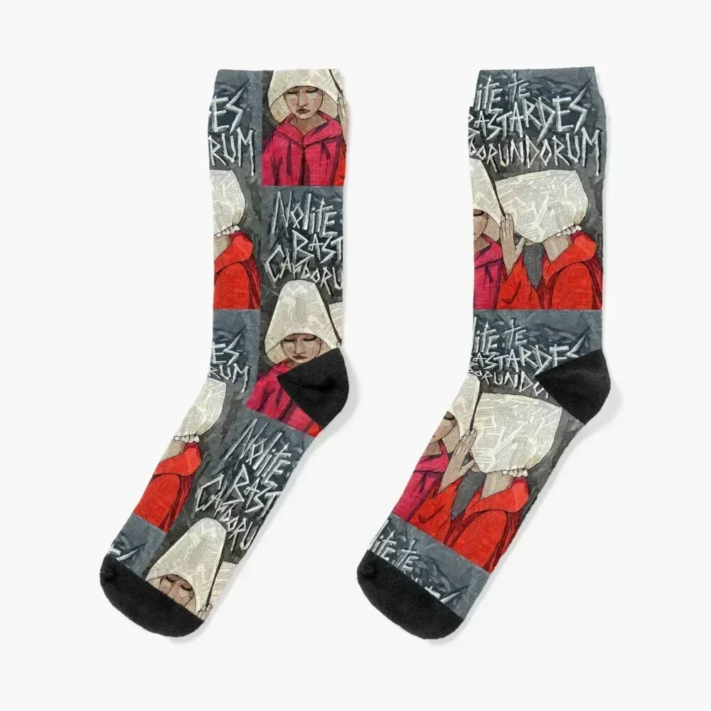 The Handmaids "Nolite te Bastardes Carborundorum" Socks sheer winter thermal with print Men's Men Socks Luxury Brand Women's
The Handmaids "Nolite te Bastardes Carborundorum" Socks sheer winter thermal with print Men's Men Socks Luxury Brand Women's
