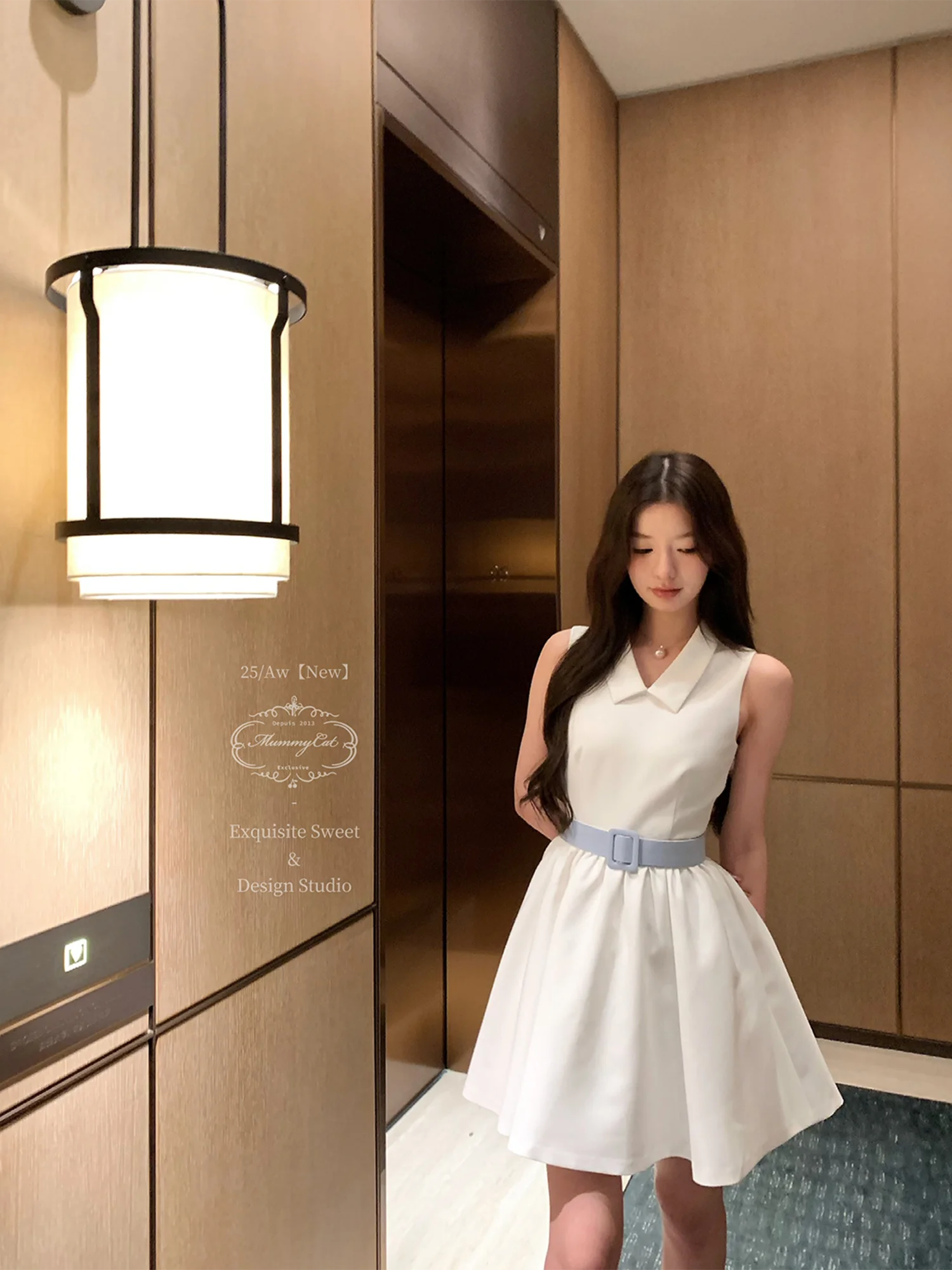 Ele Mummy down Egg New Wide Belt Svel irt Collar Dr Ele High Waist A-Line ort Dr for Par We...
Ele Mummy down Egg New Wide Belt Svel irt Collar Dr Ele High Waist A-Line ort Dr for Par We...