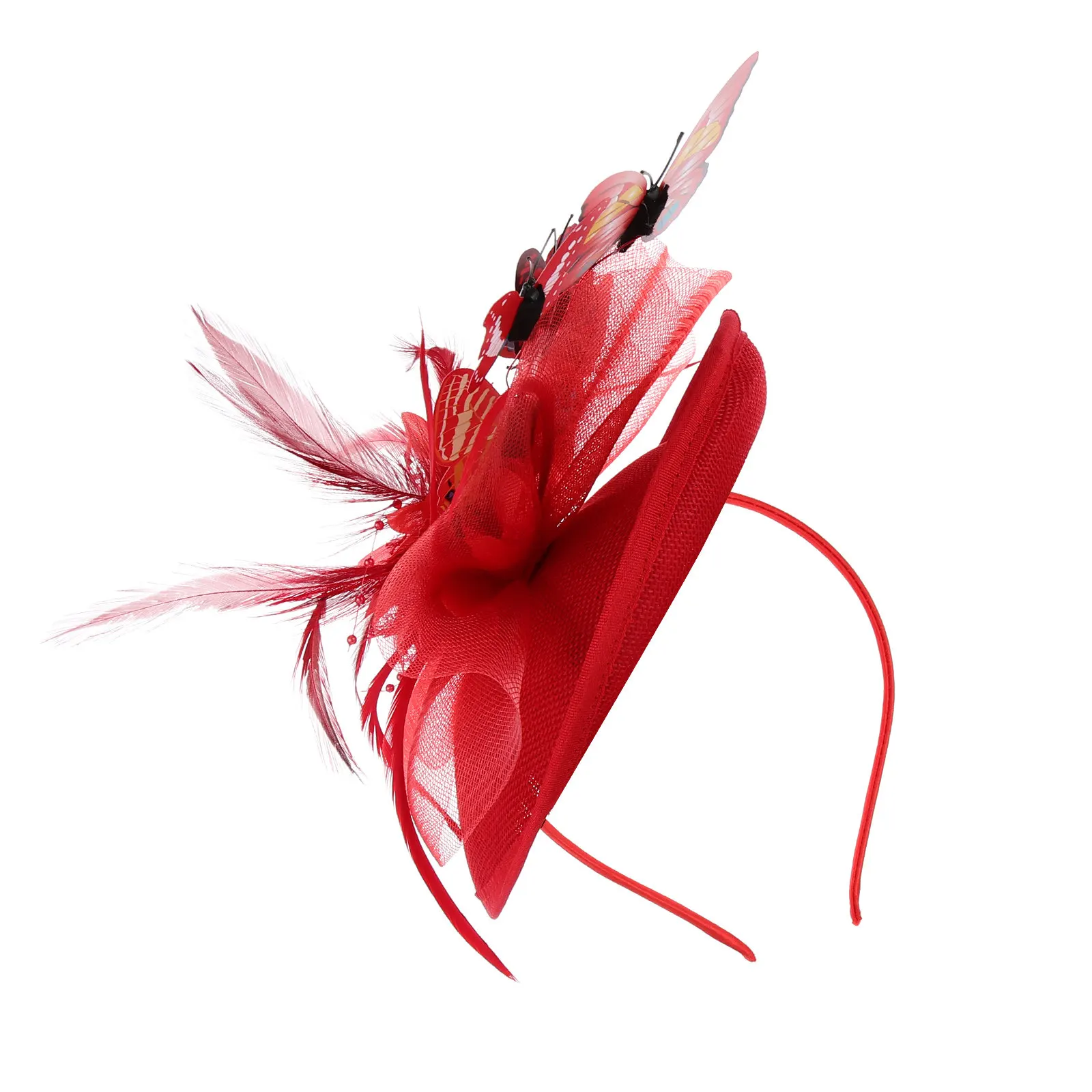 Шляпка-фасцинатор для женщин: Изысканный головной убор с разноцветными бабочками, модный аксессуар для вечеринок и свадеб
Шляпка-фасцинатор для женщин: Изысканный головной убор с разноцветными бабочками, модный аксессуар для вечеринок и свадеб