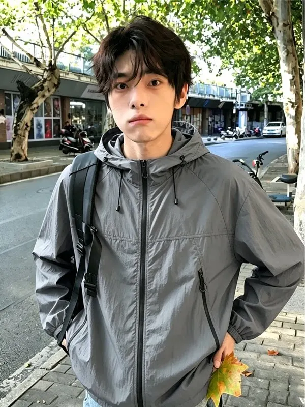 Gray Ice Silk Quick Dry Men's Summer Thin Hat Sun Protection Clothes Outdoor Sports Cycling Mountaineering Windbreaker Coat
Gray Ice Silk Quick Dry Men's Summer Thin Hat Sun Protection Clothes Outdoor Sports Cycling Mountaineering Windbreaker Coat